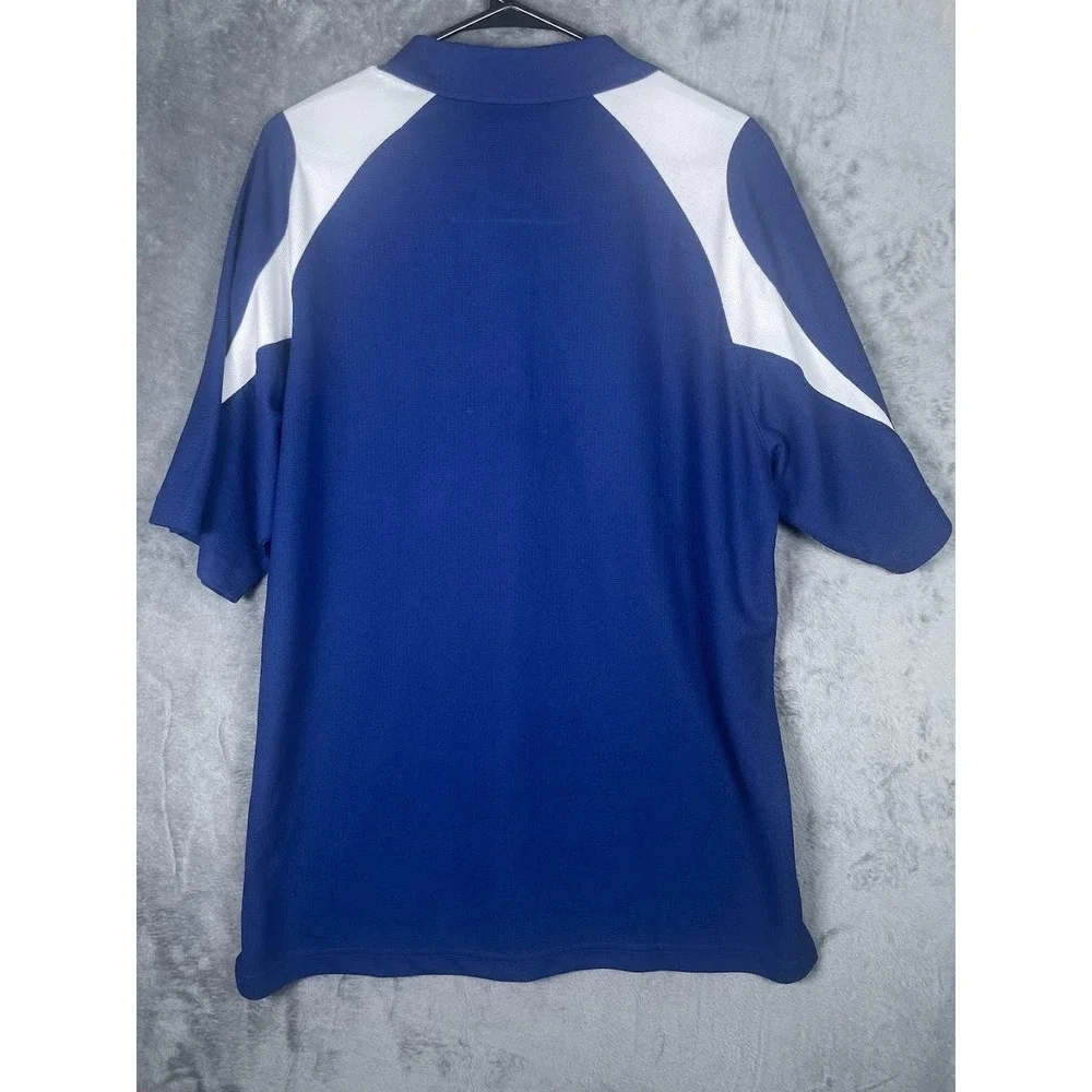 NWT Duke Blue Devils Antigua Men's Polo Shirt Blue White Size Large - Picture 4 of 6